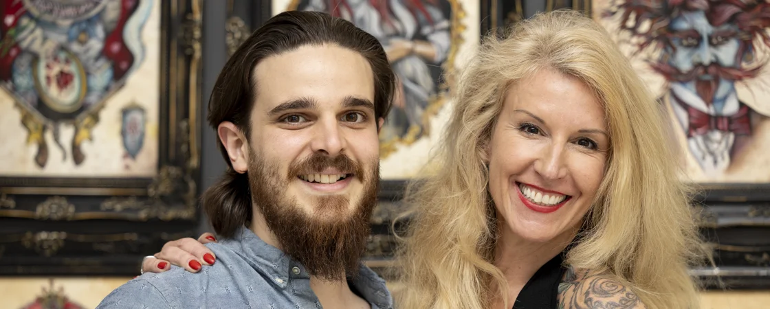 Monika und Robert, das Team von Happy Needles.